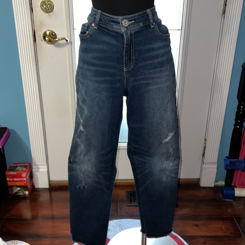 INC (International concepts) skinny leg, regular fit blue jeans.